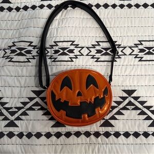 Love pain and stitches double sided face pumpkin kult bag